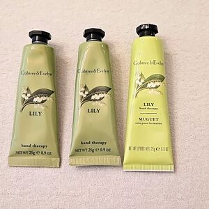 Crabtree & Evelyn 3 Lily Hand Therapies
